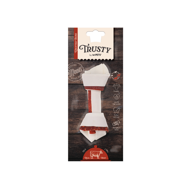 TRUSTY Osso annodato gusto manzo 15,3 cm