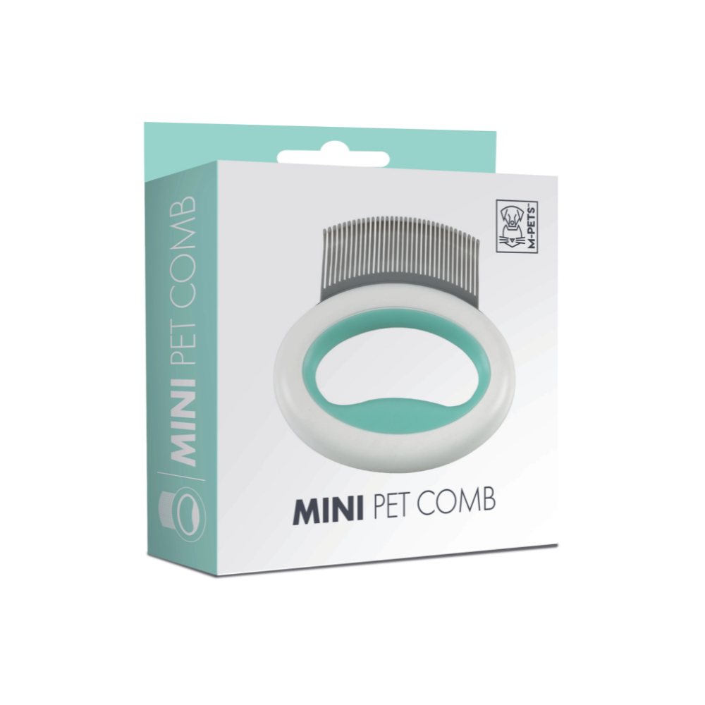 Pettine MINI per animali domestici - Verde