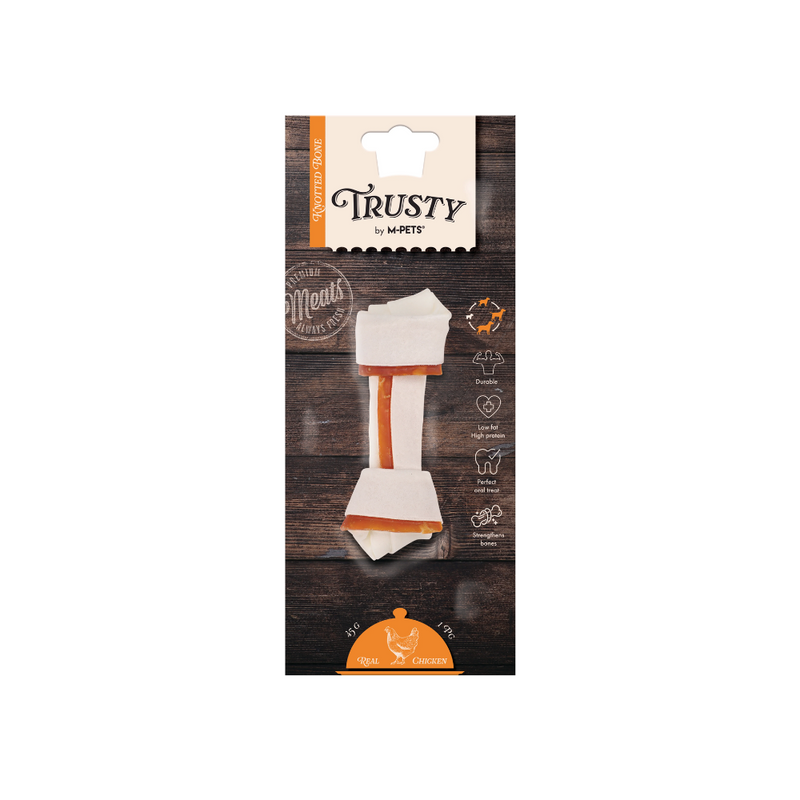 TRUSTY Osso annodato al sapore di pollo 12,7 cm