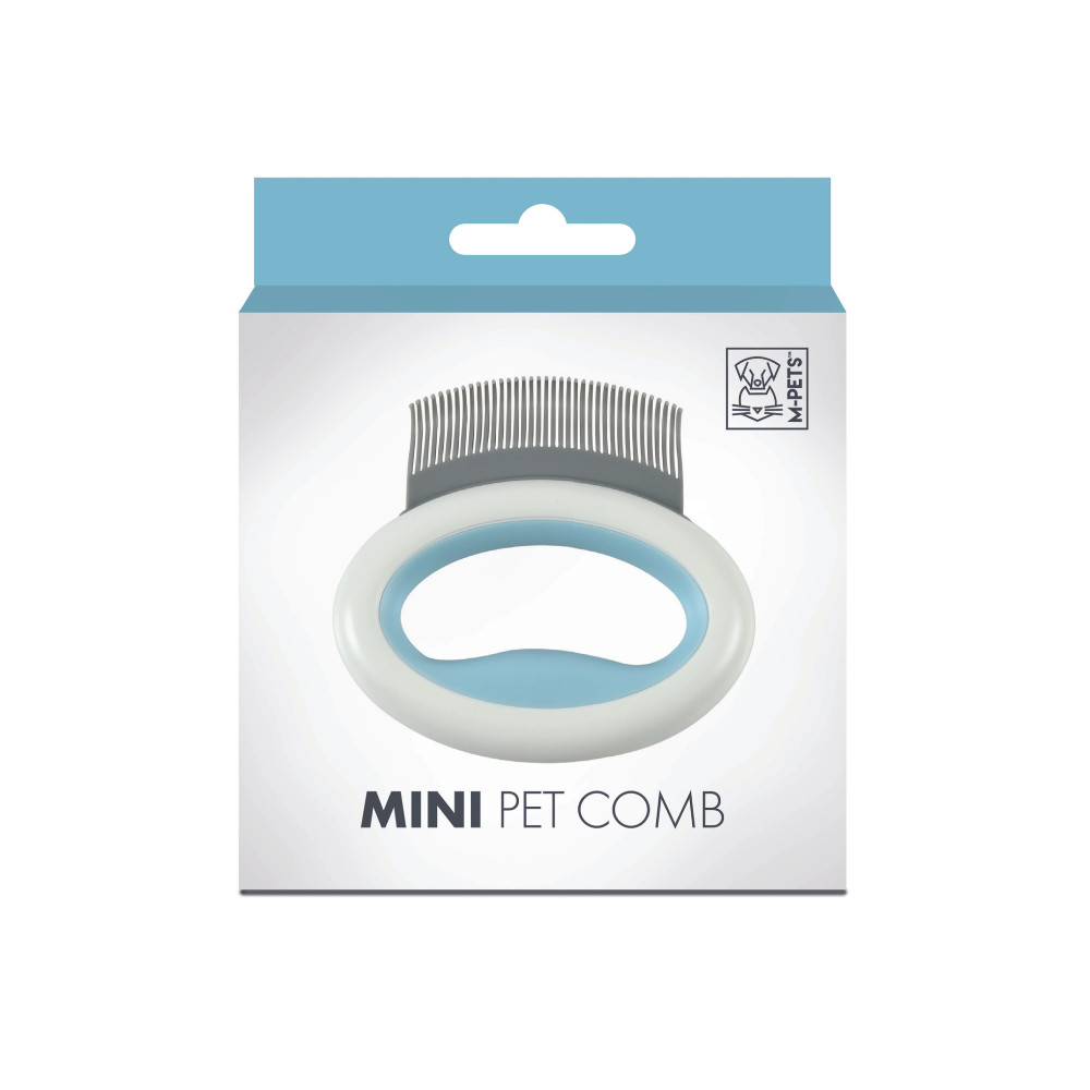 Pettine MINI per animali domestici - Blu