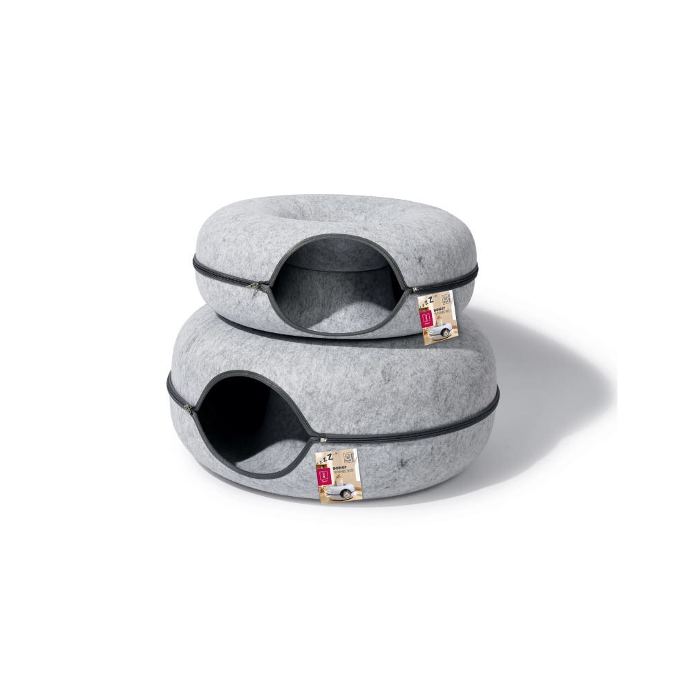 Letto a tunnel DONUT grigio