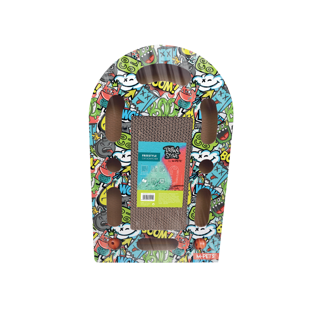 URBANSTYLE Graffiatoio per Gatti Freestyle - colore misto