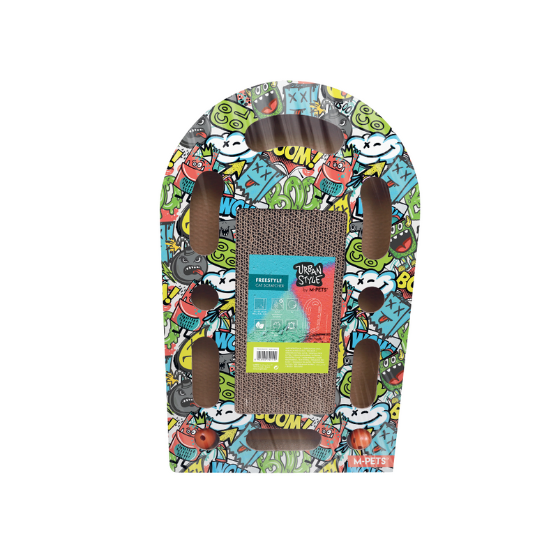 URBANSTYLE Graffiatoio per Gatti Freestyle - colore misto