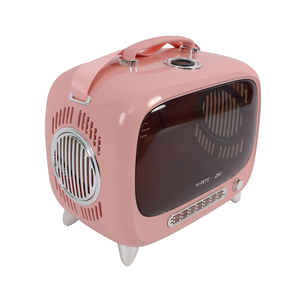 Trasportino per animali TV anni Sessanta rosa
