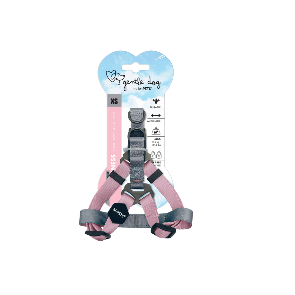 Pettorina triangolare GENTLE DOG rosa