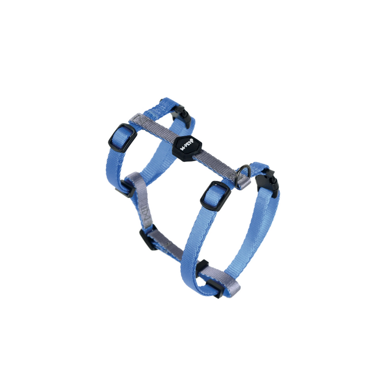 Set Pettorina e Guinzaglio GENTLE CAT Blu Azzurro