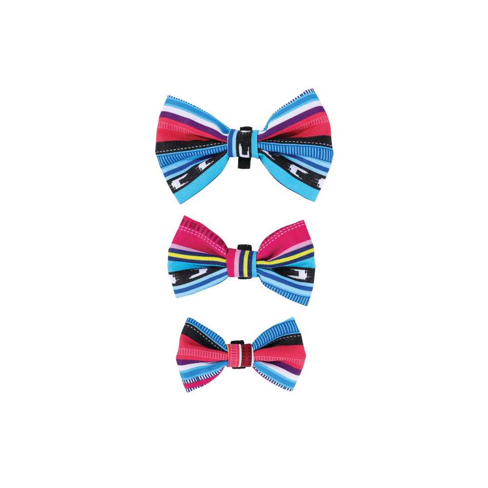 STILE URBANO Papillon a righe jazz