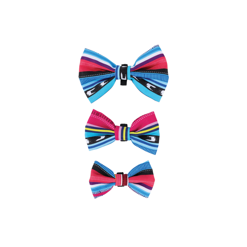 STILE URBANO Papillon a righe jazz