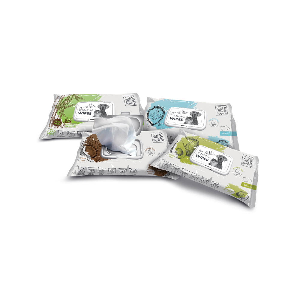 Salviette per la pulizia degli animali Avocado 15 x 20 cm - 40 pz