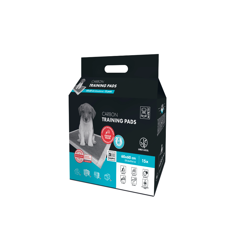 Pannolini per addestramento CARBON 60 x 60 cm - 15 pz
