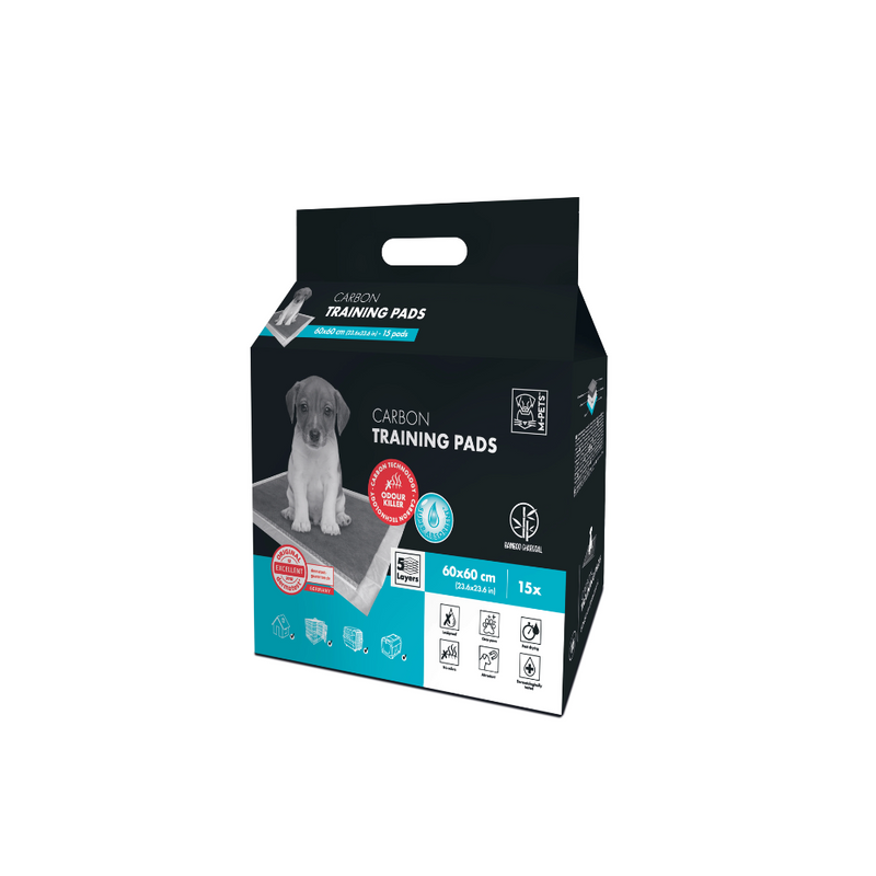 Pannolini per addestramento CARBON 60 x 60 cm - 15 pz