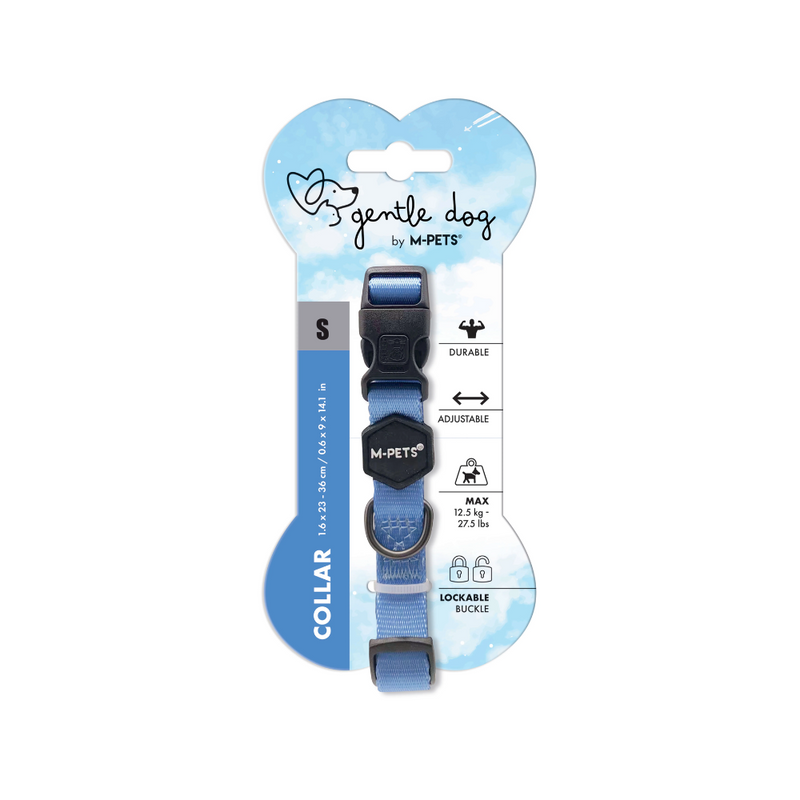 COLLARE GENTILE PER CANE Blu