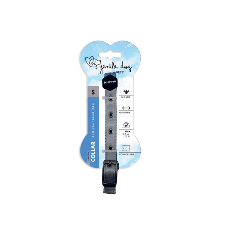 COLLARE IMBOTTITO GENTILE PER CANE Blu