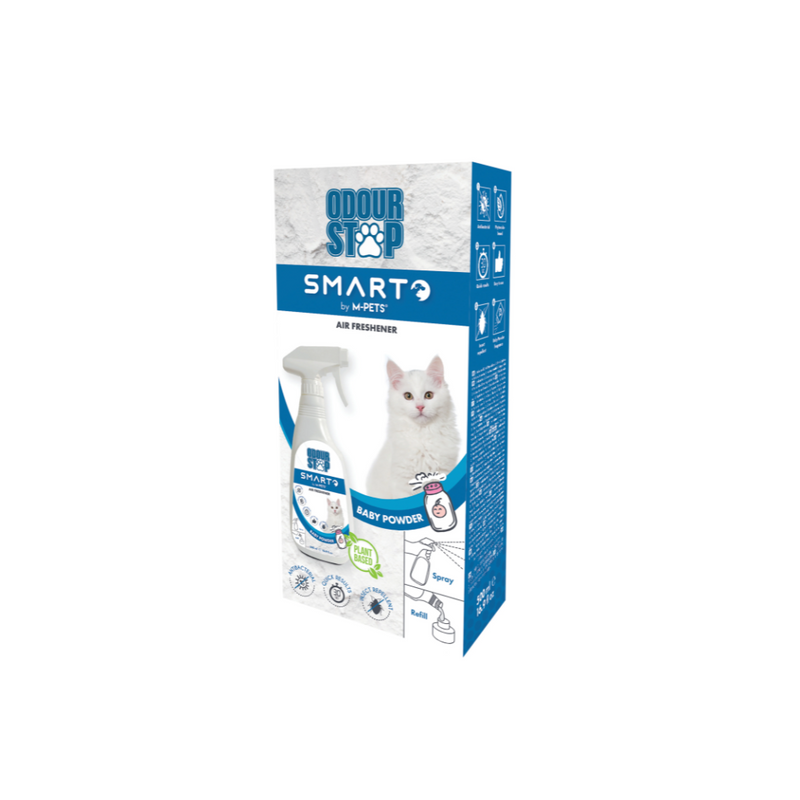 Spray Deodorante Odour Stop - Ricarica per lettiera Smarto per gatti
