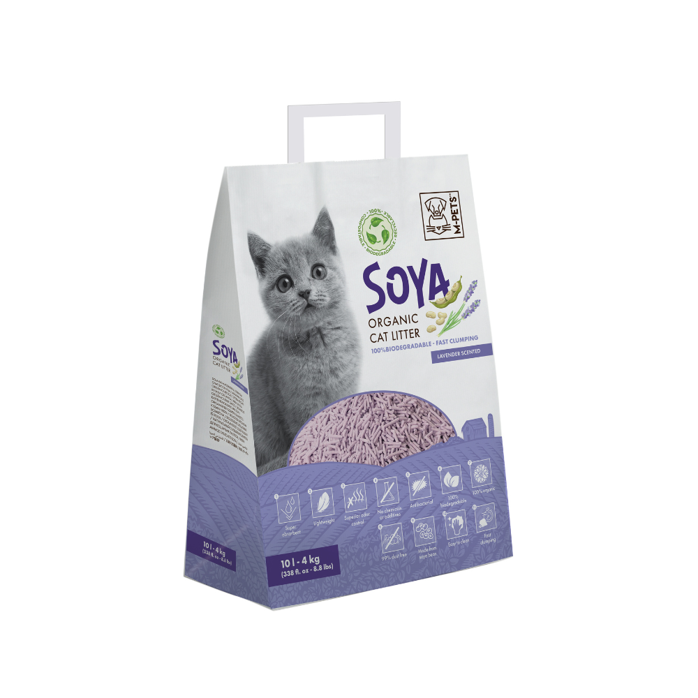SOYA Lettiera Organica per Gatti Lavanda