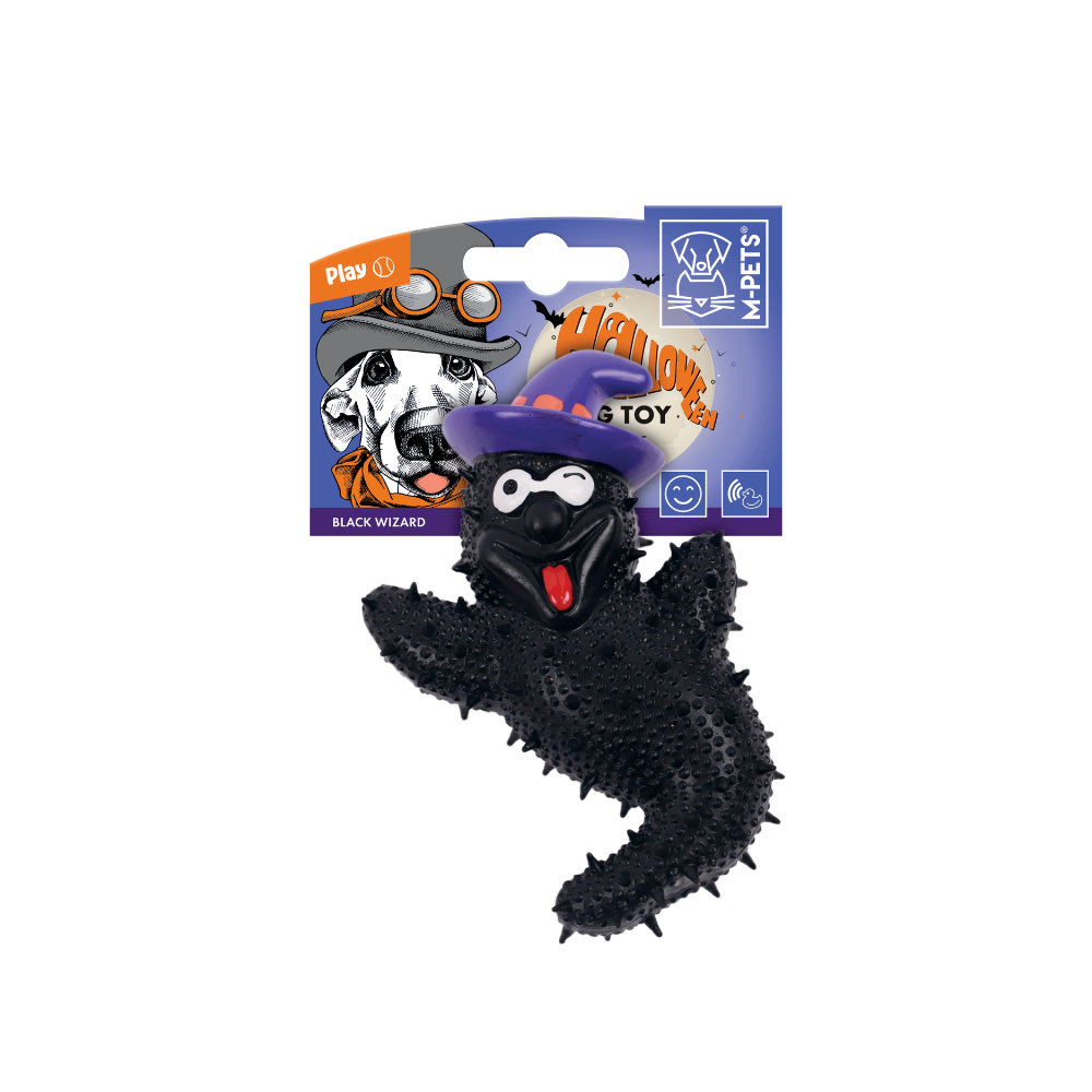Giocattolo per Cani di Halloween - Mago Nero
