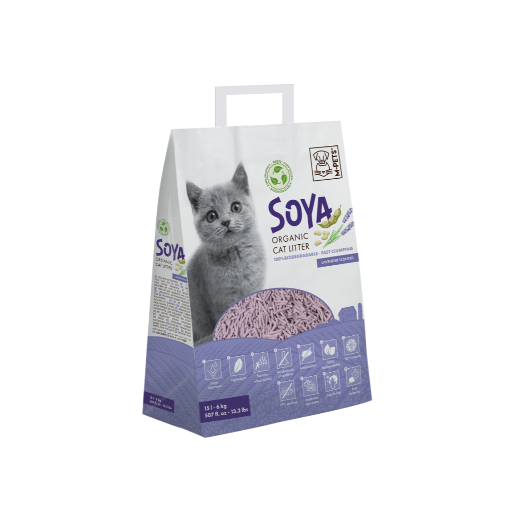 SOYA Lettiera Organica per Gatti Lavanda