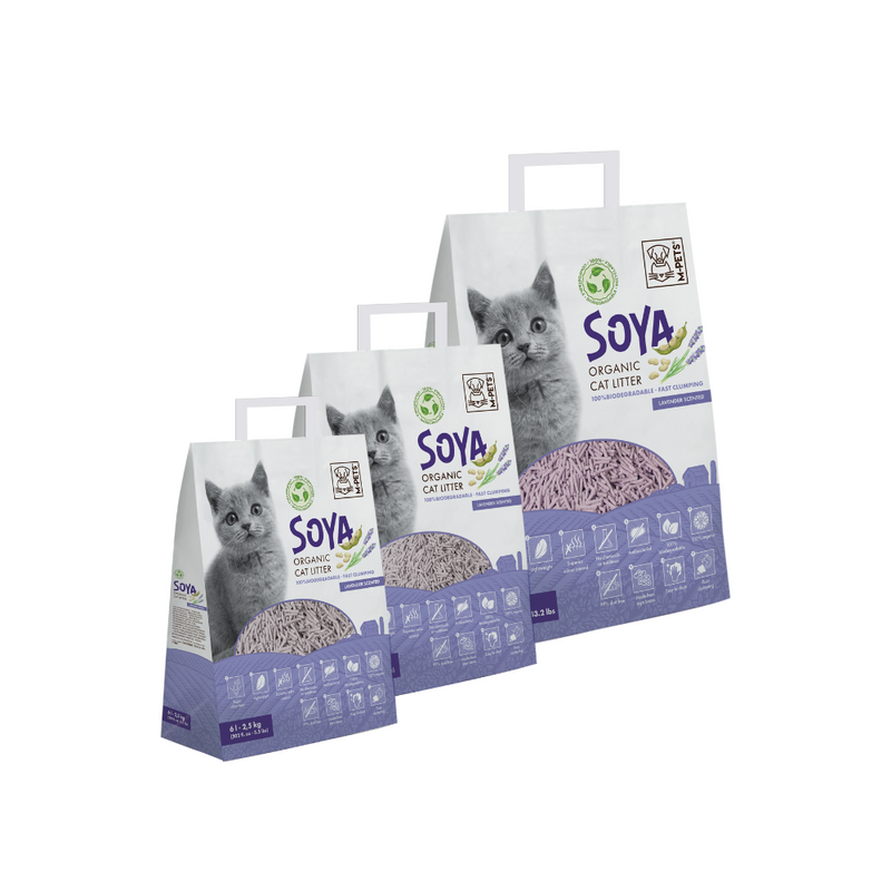 SOYA Lettiera Organica per Gatti Lavanda