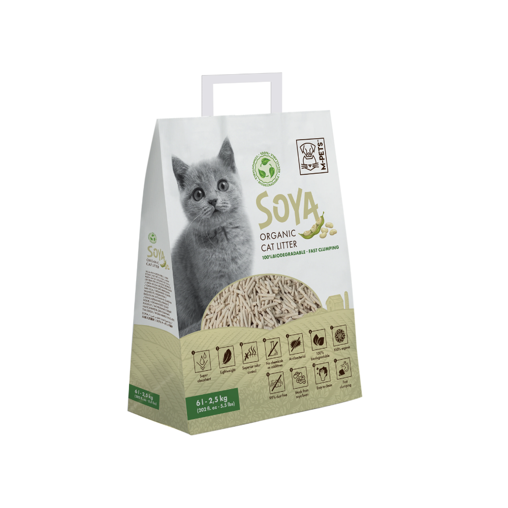 SOYA Lettiera Organica per Gatti Naturale