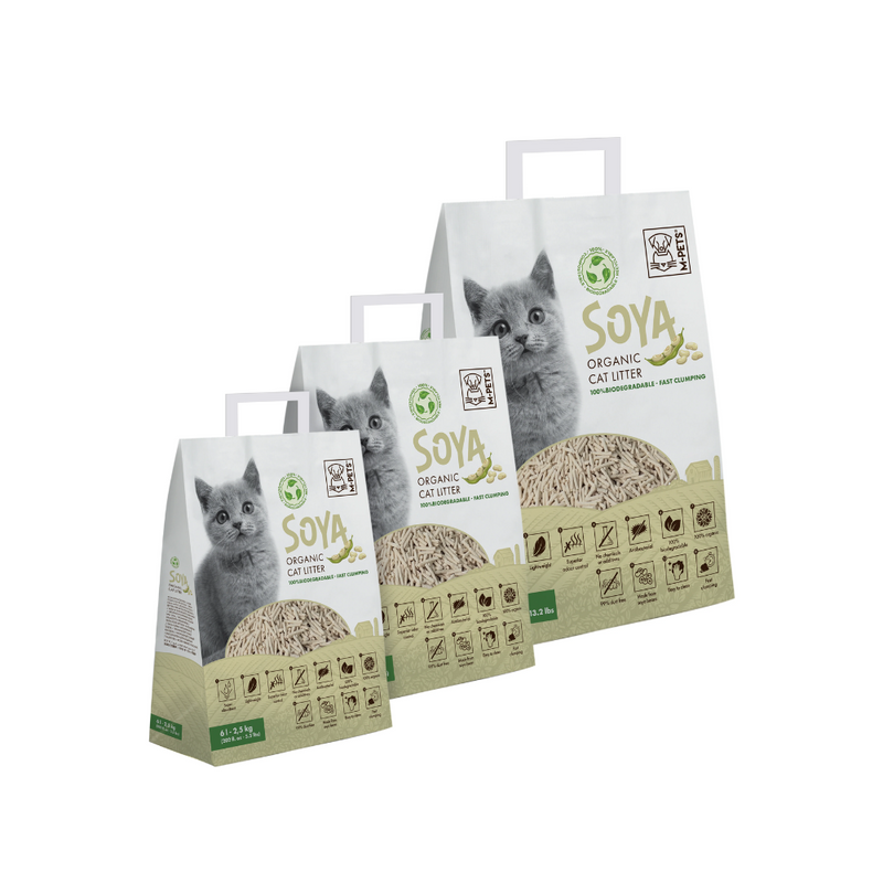SOYA Lettiera Organica per Gatti Naturale