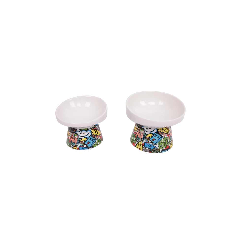 Ciotola in ceramica rialzata URBANSTYLE TILT'D Multicolore