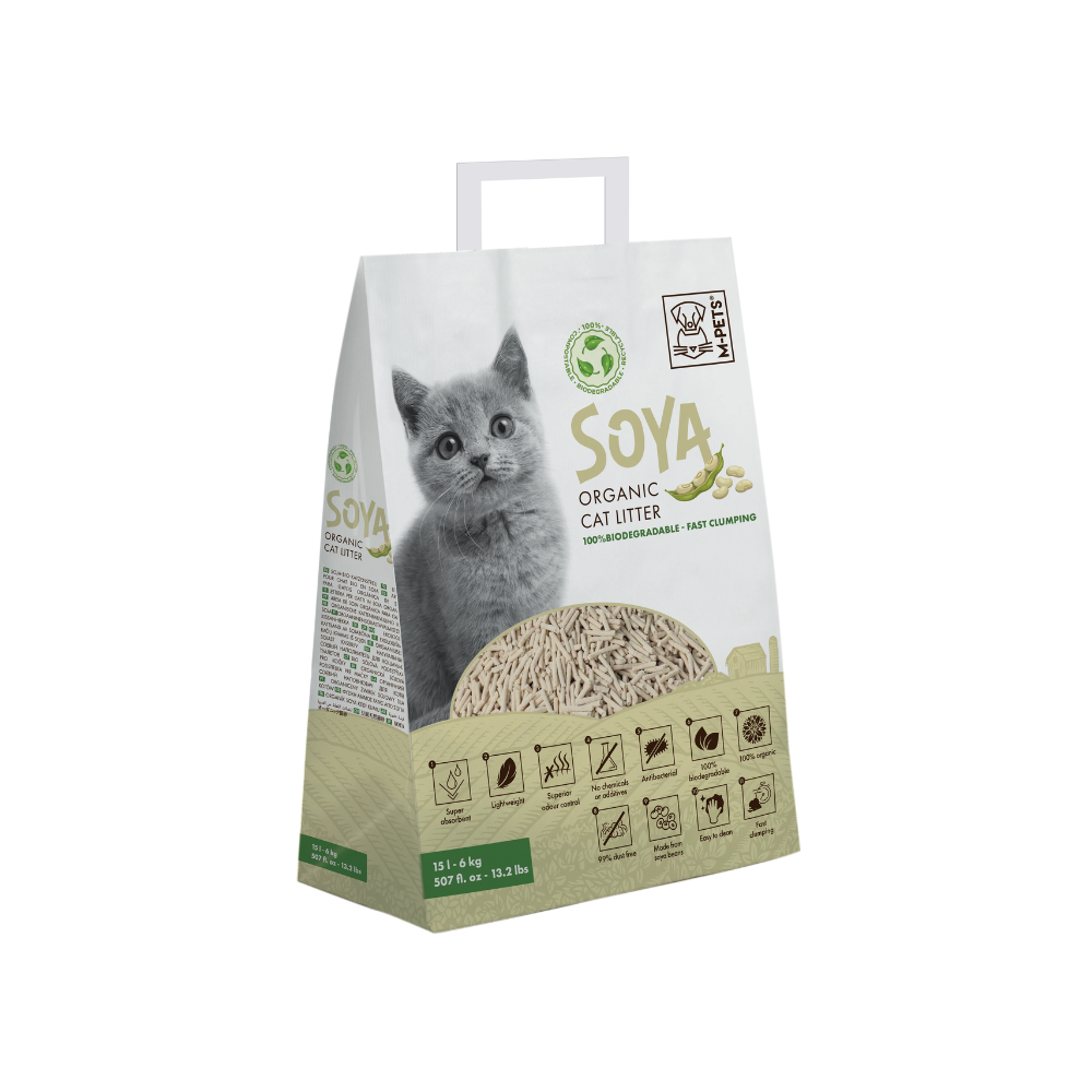 SOYA Lettiera Organica per Gatti Naturale