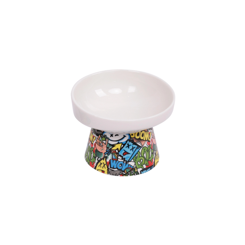 Ciotola in ceramica rialzata URBANSTYLE TILT'D Multicolore
