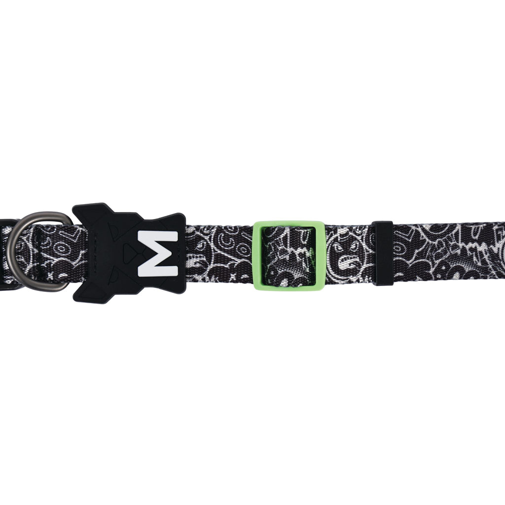 URBAN STYLE FREESTYLE Black & White Dog collar
