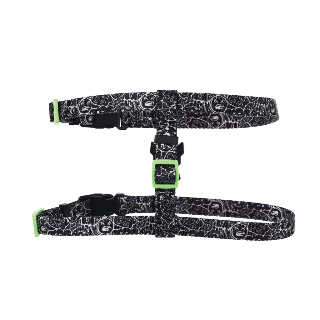 URBAN STYLE FREESTYLE Black & White Active Dog Harness
