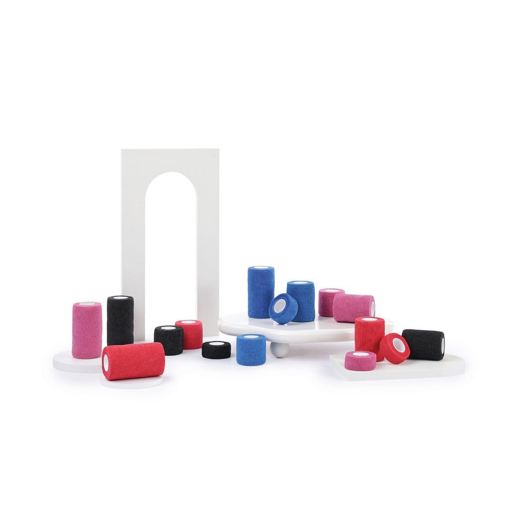 PROCARE Cohesive Bandages 5cm x 4.5m - 30 pcs mixed color display