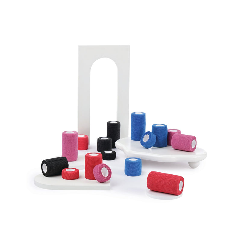 PROCARE Cohesive Bandages 10cm x 4.5m - 30 pcs mixed color display