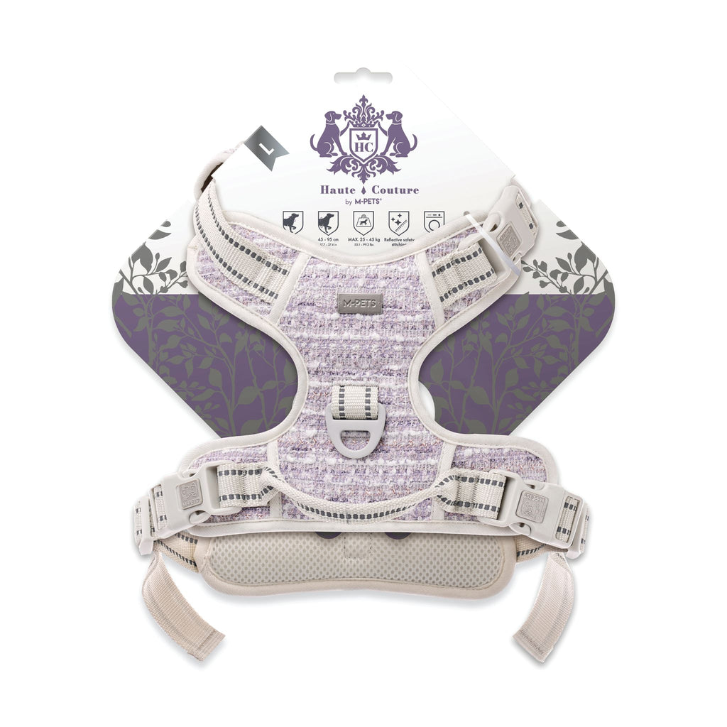 Haute Couture Dog harness Purple charm