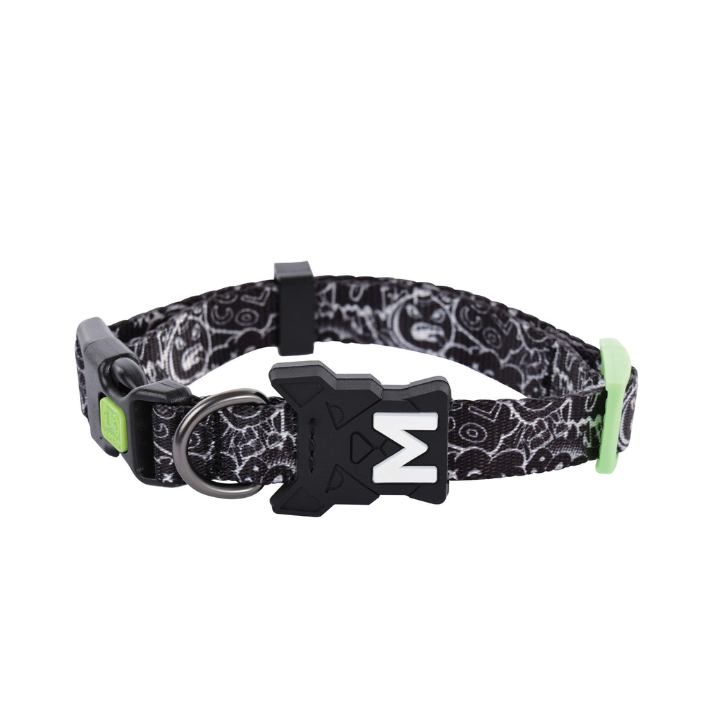 URBAN STYLE FREESTYLE Black & White Dog collar