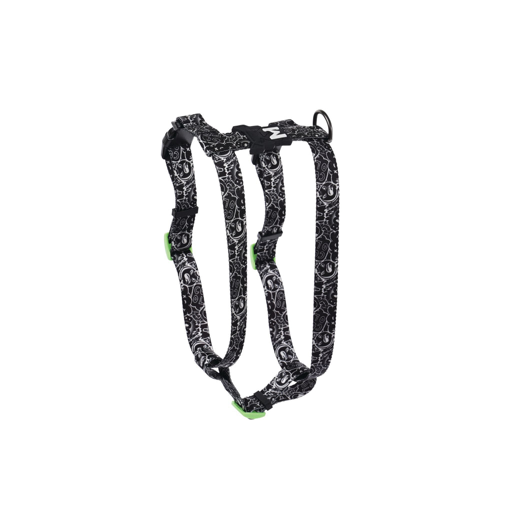 URBAN STYLE FREESTYLE Black & White Active Dog Harness