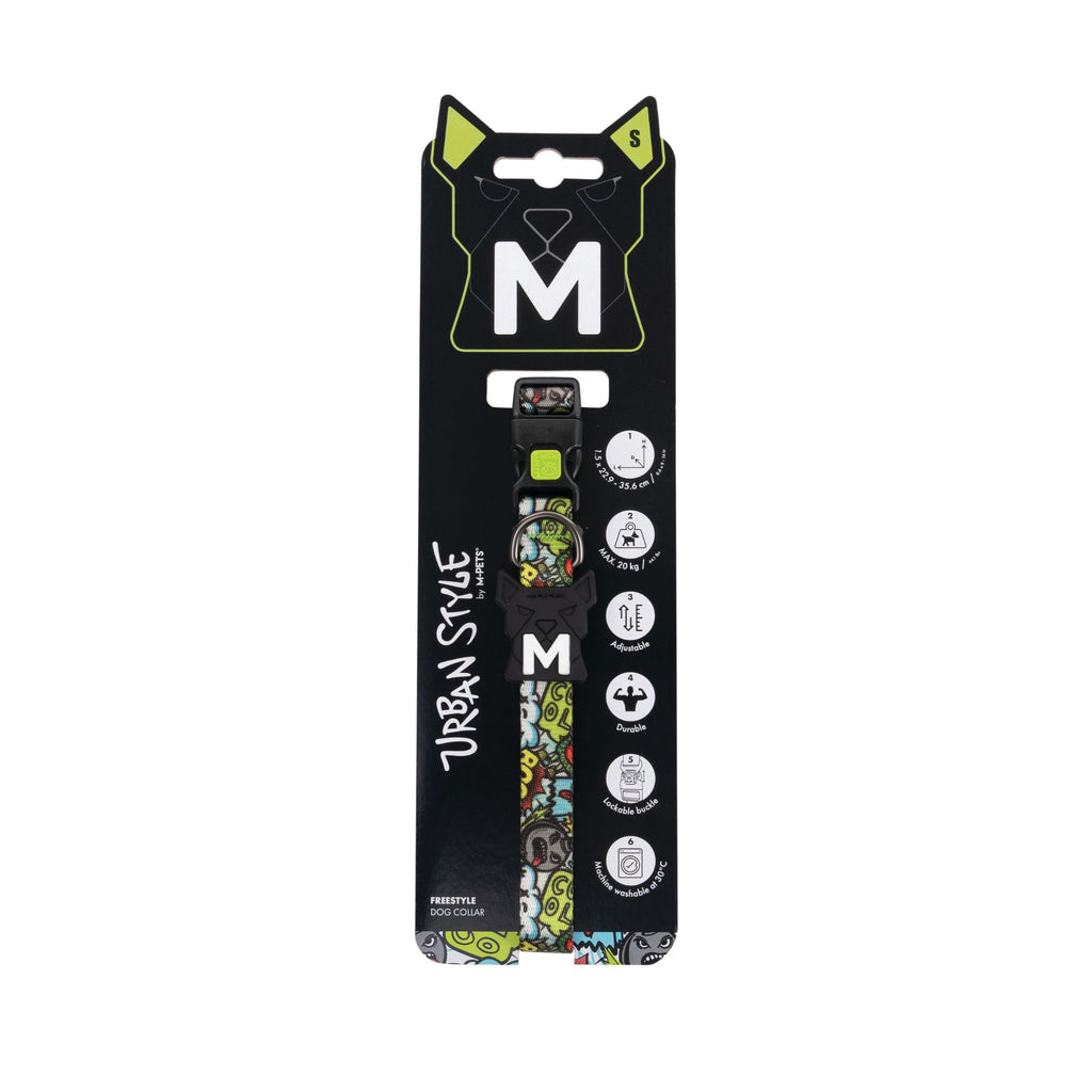 URBAN STYLE FREESTYLE Multicolour Dog collar