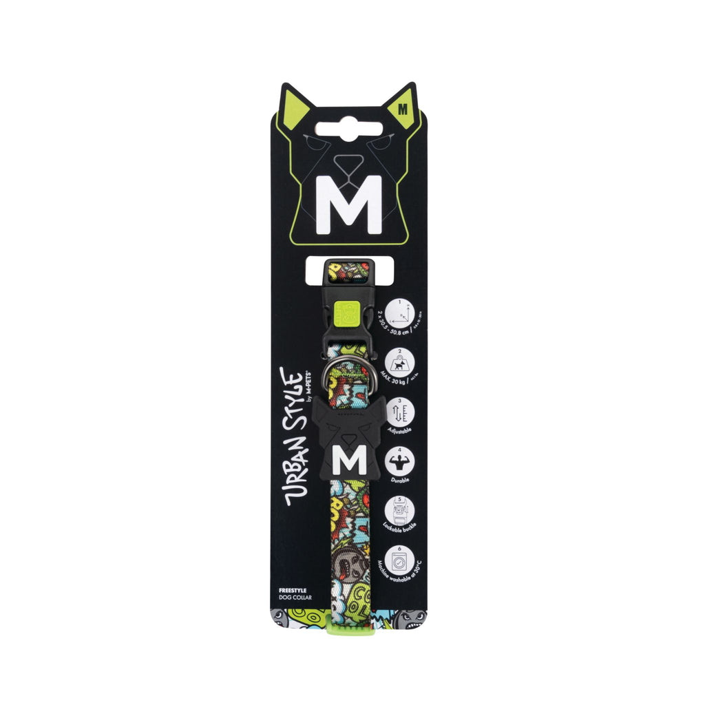 URBAN STYLE FREESTYLE Multicolour Dog collar