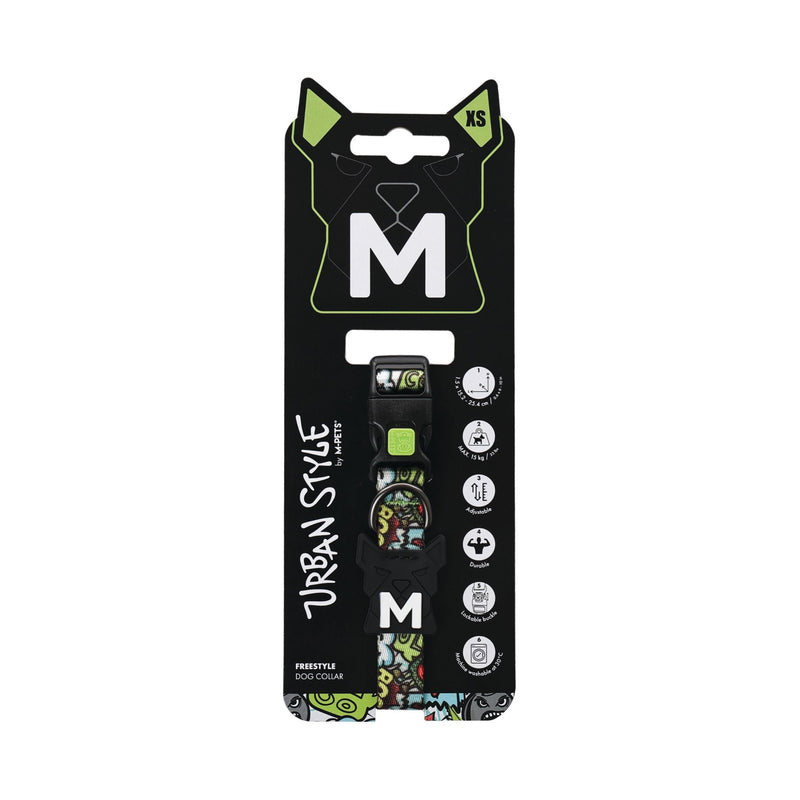 URBAN STYLE FREESTYLE Multicolour Dog collar