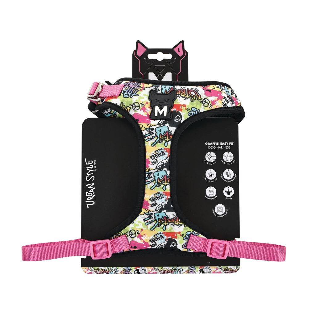 URBAN STYLE GRAFFITI Easy fit Dog harness