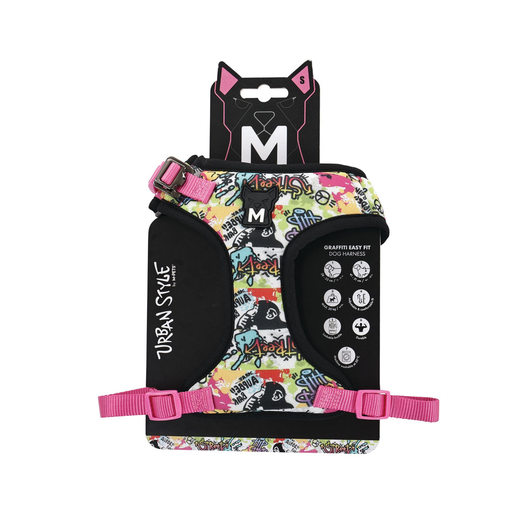 URBAN STYLE GRAFFITI Easy fit Dog harness