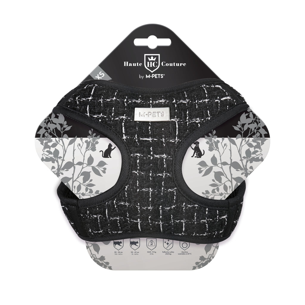 Haute Couture Cat harness Black charm