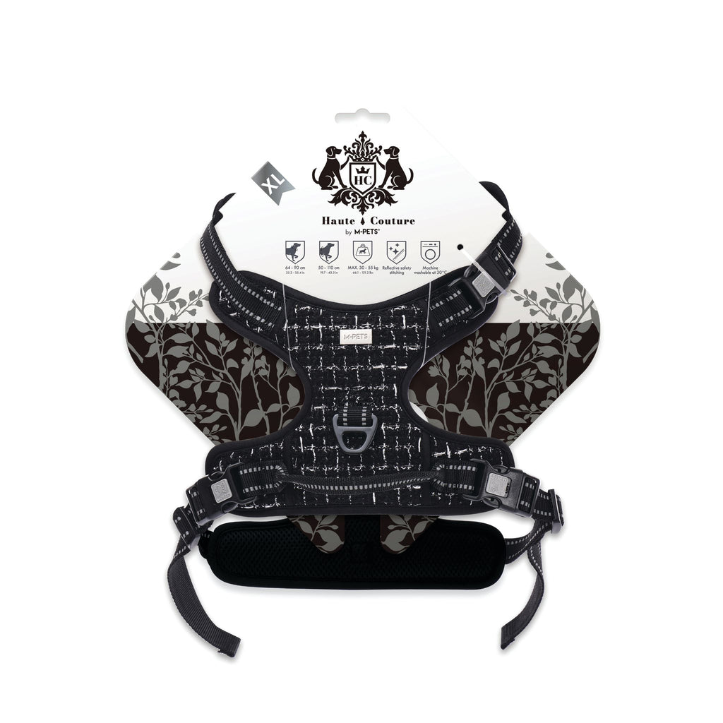 Haute Couture Dog harness Black charm