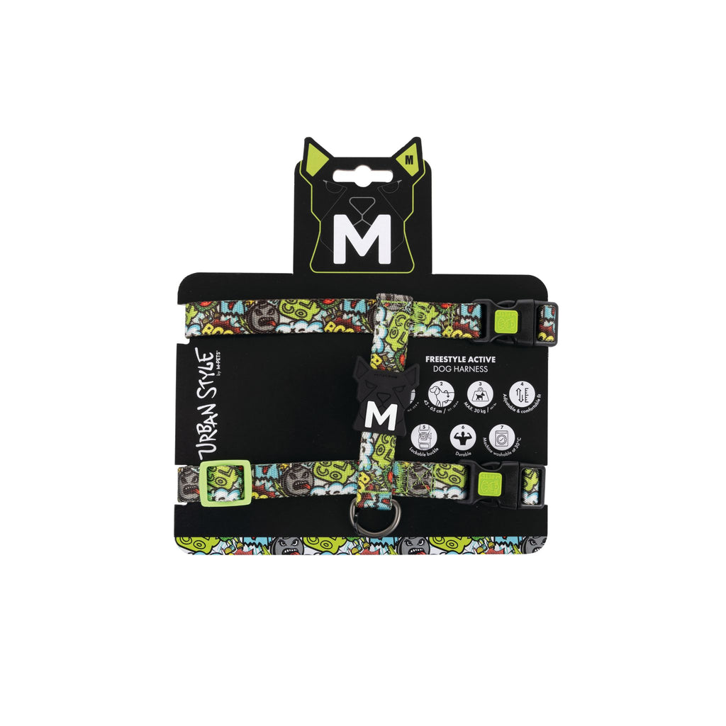 URBAN STYLE FREESTYLE Multicolour Active Dog Harness
