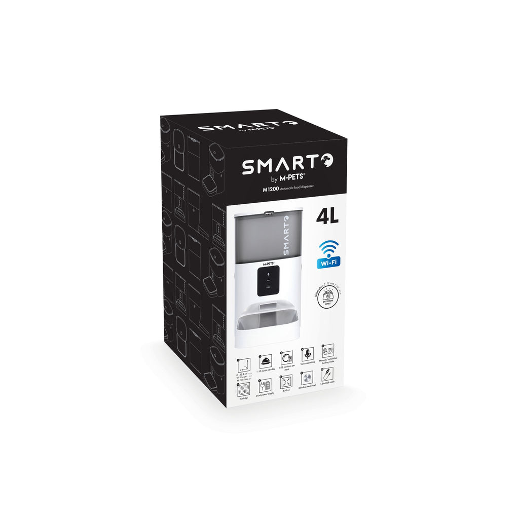 SMARTO M1200 4L Automatic Food dispenser With WIFI