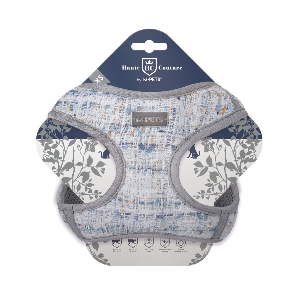 Haute Couture Cat harness Blue charm