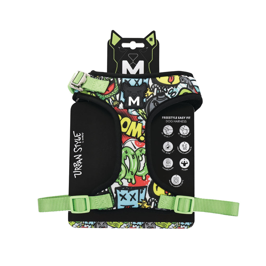 URBAN STYLE FREESTYLE Multicolour Easy fit Dog harness