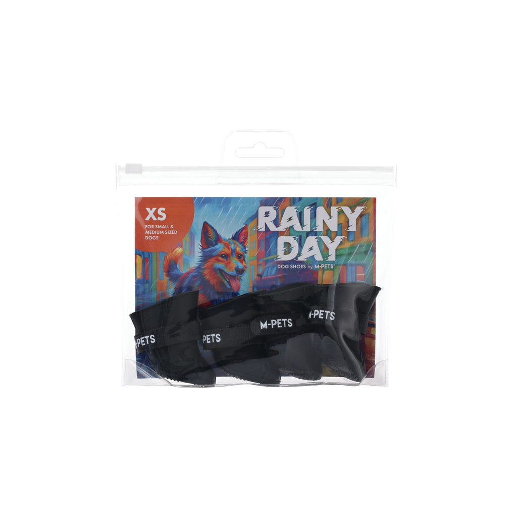 RAINY DAY Dog shoes Black