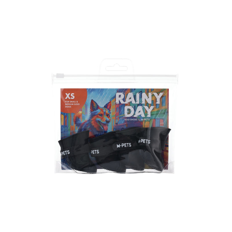 RAINY DAY Dog shoes Black