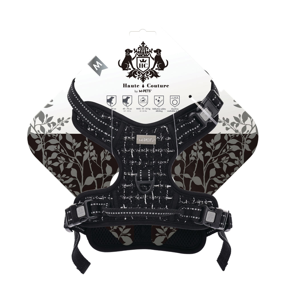Haute Couture Dog harness Black charm