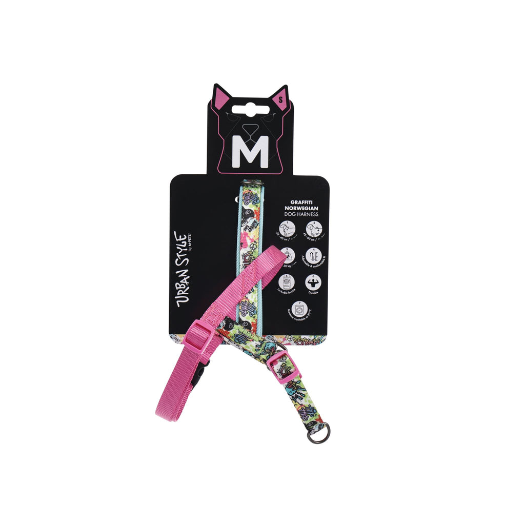 URBAN STYLE GRAFFITI Norwegian Dog harness