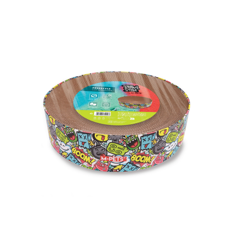 Urban Style FREESTYLE Graffiatoio per Gatti Multicolore